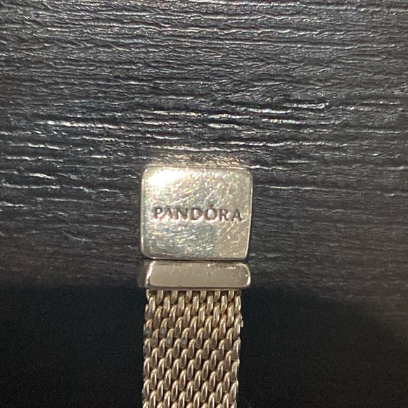 Pandora Reflection Flat Mesh Bracelet - Silver - Picture 3 of 4